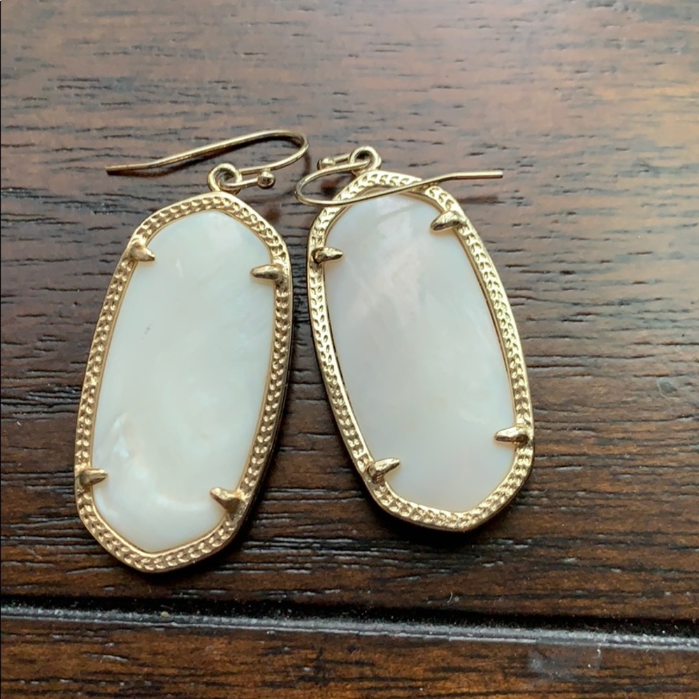 Kendra Scott  Ella White Earrings